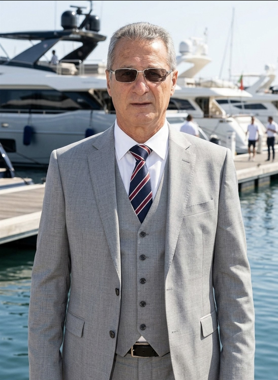 Coppia in relax a bordo piscina vicino a un campo da golf
