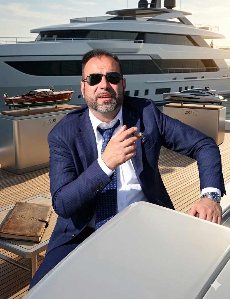 Viaggiatori su un campo da golf immerso nel verde