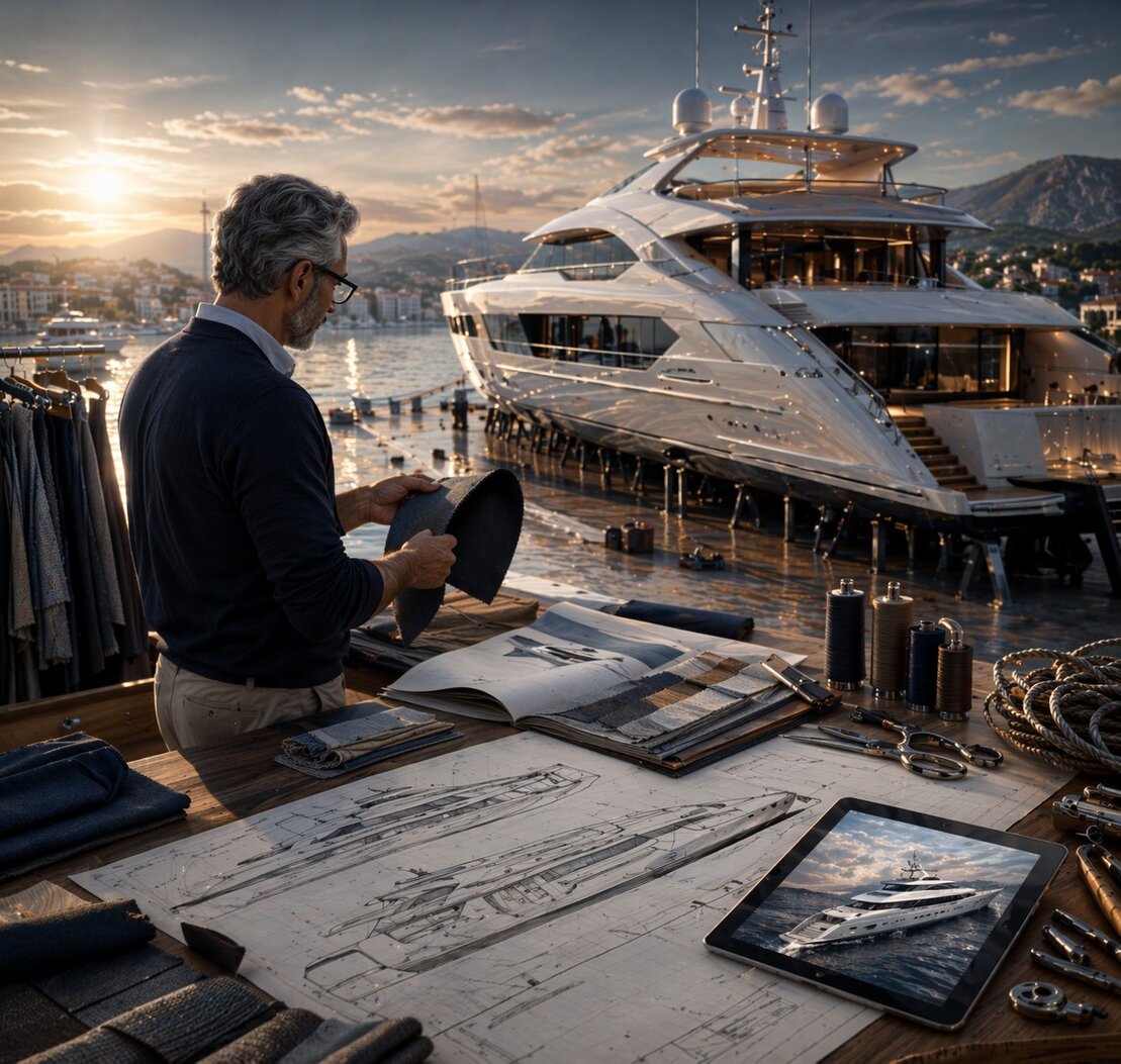 Consulente di viaggi che pianifica un itinerario golfistico